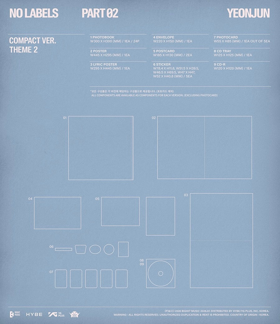 NO LABELS PART.02 [COMPACT VER][RANDOM]