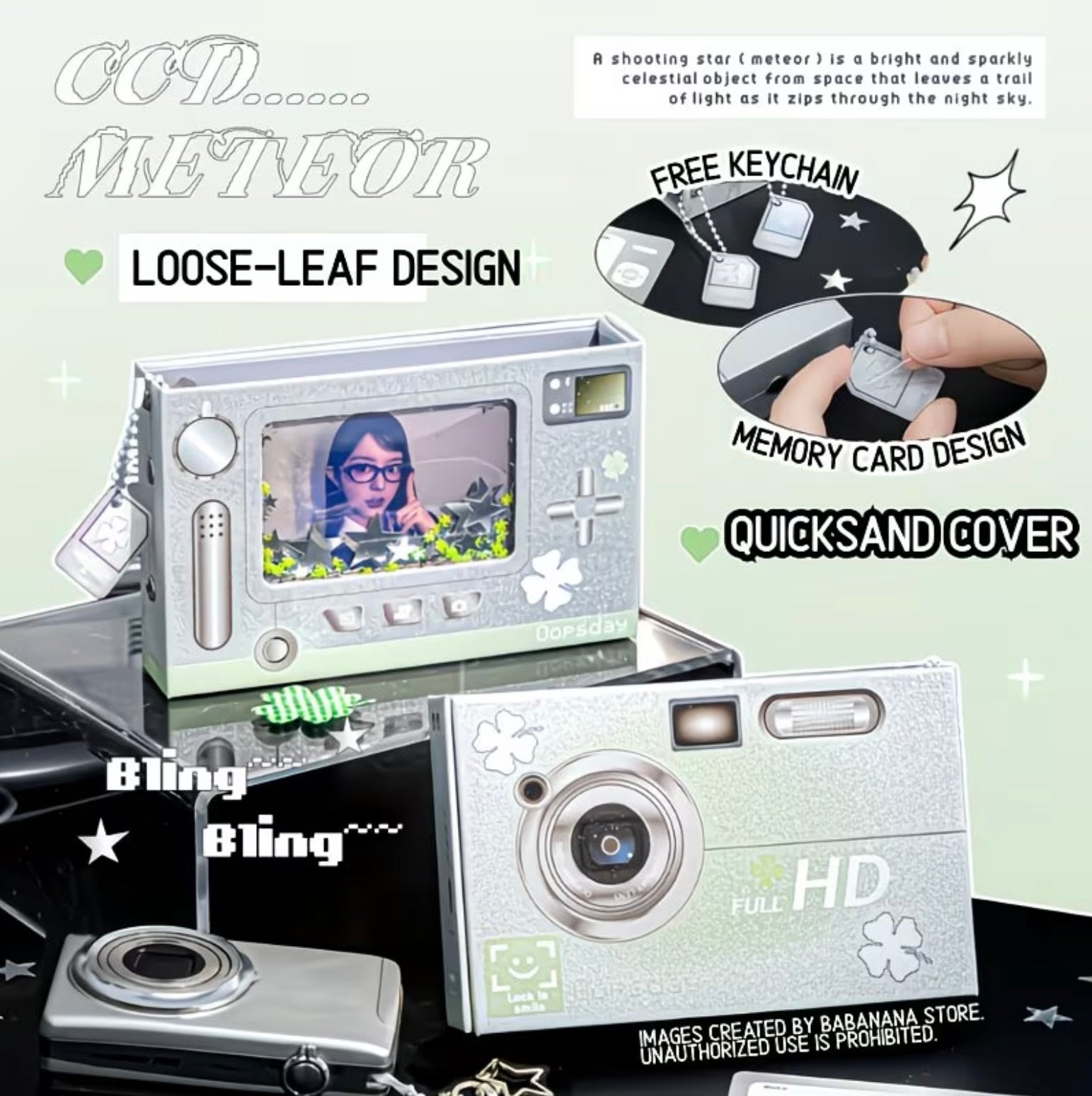 ROSYPOSY MAGNETIC PHOTOCARD BINDER