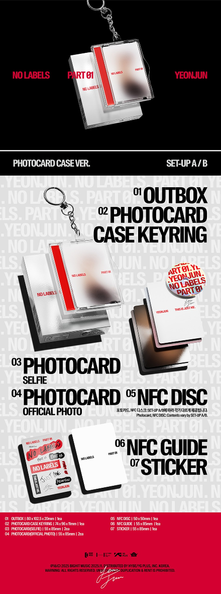 NO LABELS PART 01 [PHOTOCARD CASE VER]