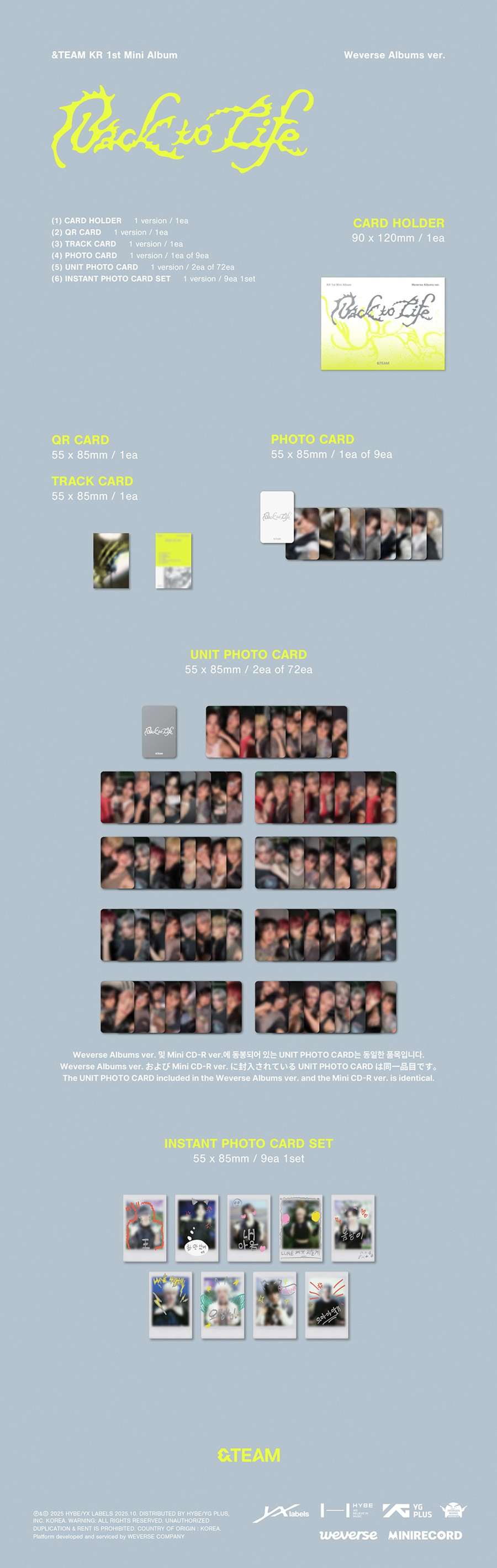 BACK TO LIFE [WEVERSE ALBUM VER]