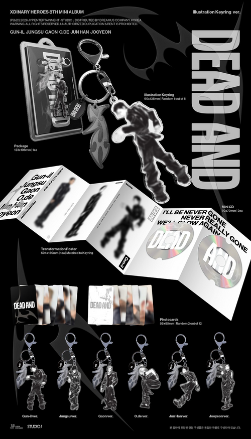 DEAD AND [ILLUSTRATION KEYRING VER]
