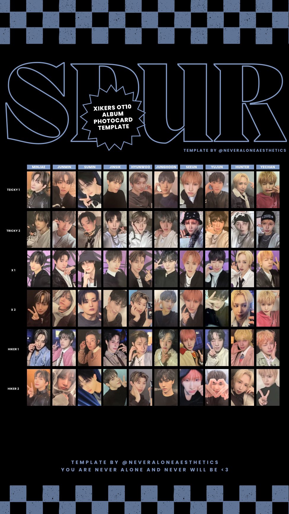 SPUR [ALBUM PHOTOCARDS] [X1/X2]