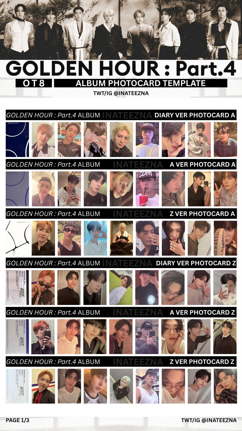 YUNHO [ALBUM PHOTOCARDS]